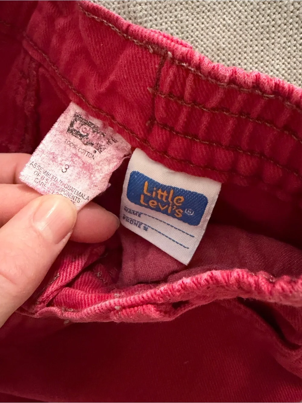 Vintage Levi's Red Denim Jeans